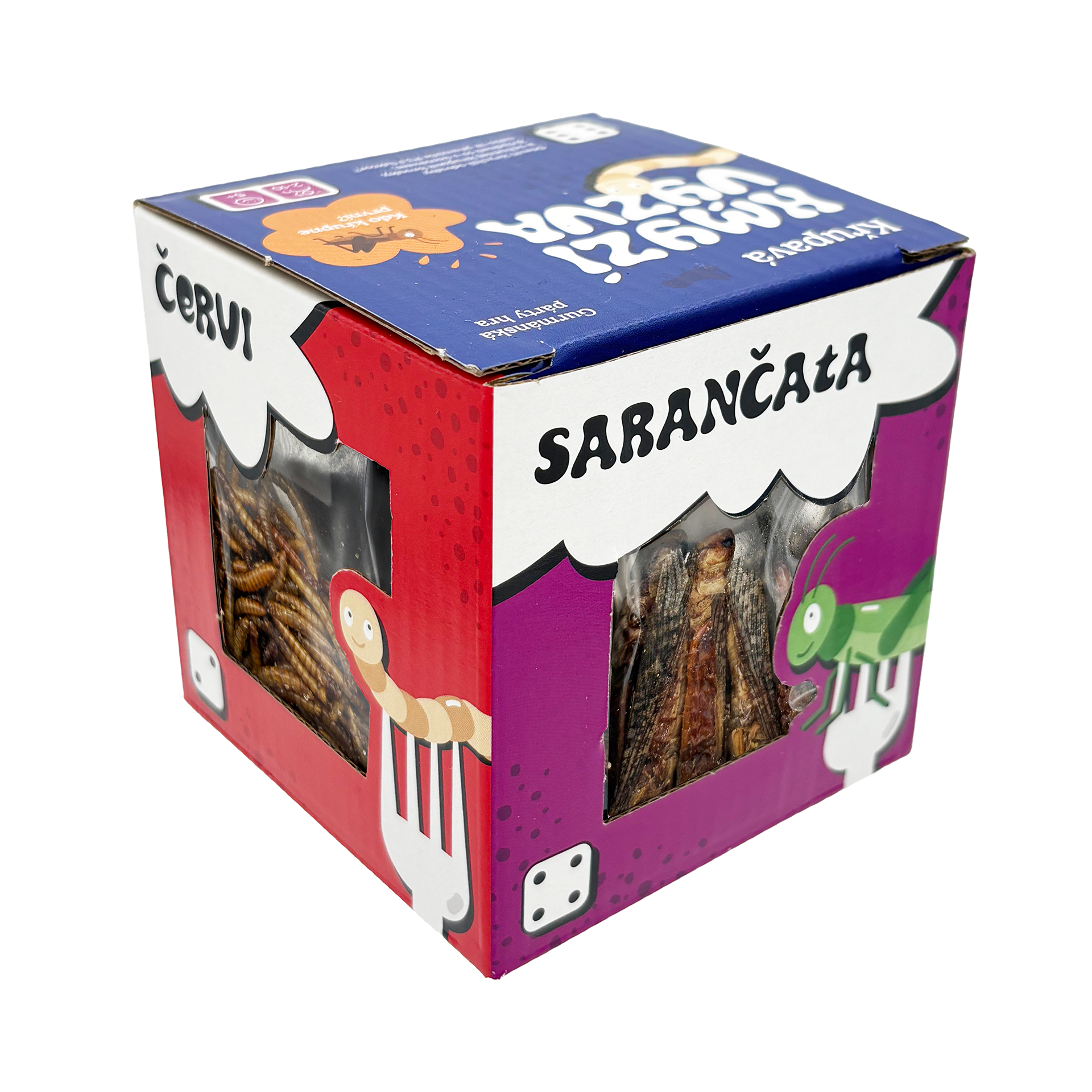 SENS Křupavá hmyzí výzva - Gurmánská párty hra